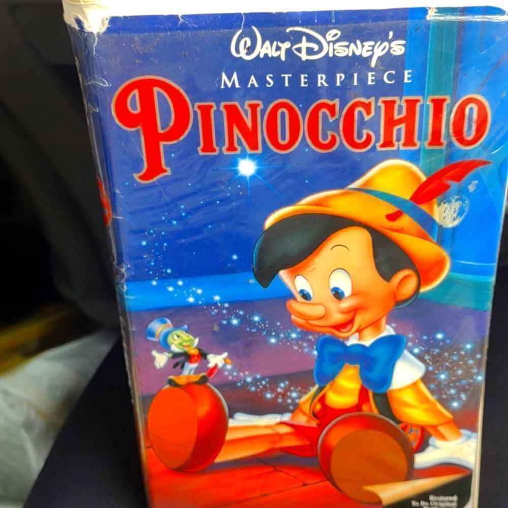 Walt Disney's Masterpiece Pinocchio VHS 239 vintage